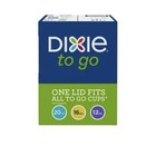 Dixie To Go Black Hot Cup Lids  12-20 Fl  Oz   500 Ct 