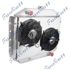 2row Radiator shroud Fan For 66-79 Ford F100 F150 f250 F350 Chevy Engine  cc833
