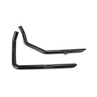 1 3 4  Black Drag Pipe Slash Cut Exhaust For 86-03 Harley Sportster Xl 90032