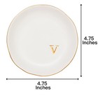 Collective Home Ceramic Jewelry Tray Trinket Dish  v 
