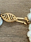 Vintage 5 Strand Freshwater Pearl Necklace With 14k Gold Clasp