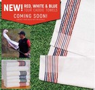 Authentic Wincraft Tiger Woods Tour Caddy Golf Towel Red Stripe 44    X 22   