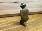 Vintage Barclay Manoil Cast Metal Toy Soldier Kneeling Machine Gunner