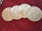 Morgan Silver Dollar Coins   Lot Of 4  Au     Unc    Pre  1921  Lot   9