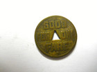 1922 Pittsburgh Railways Company Brass Trolley One Fare Token Pa