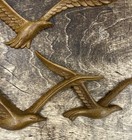 Vintage Seagulls Wall Hangings Homco Inc 3 Birds 2 Pieces  7619 Retro Decor Mcm