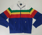 Polo Ralph Lauren Striped Double-knit Track Jacket Youth Boys Sz Xl  18-20  Euc