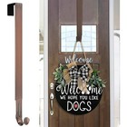 Adjustable Wreath Hanger Door Mount 15 To 24 Inch Heavy Duty Metal Wreath Hook