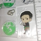 A77011 Yuri On Ice Acrylic Stand Keychain Charm Can Badge Otabek Altin