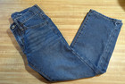 Old Navy Boys Size 6 Cotton Blend Straight Bulit-in-tough Blue Denim Jeans