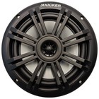 Kicker 49bkm604b 6 5  150w Max 2-way Marine Black Boat Audio Speakers  qty 4 