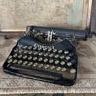 Antique Corona Four Portable Typewriter 1920s Glass Keys Writing Machine Works 
