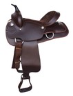 Western Cordura Trail Barrel Horse Wide Full Qh Bars Saddle Brown 4988