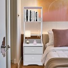 Modern 2 Drawer Chest Bedside Table Nightstand Bedroom Furniture Bookshelf