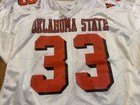 Oklahoma State University Game Worn Used Ncaa Football Sport Bell Jersey Sz 3xl