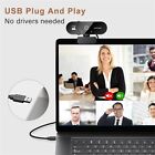 2k Hd Web Camera With Microphone Ring Light Autofocus Pro Computer Gaming Webcam