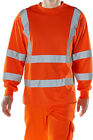 Safety Work Hi Vis Vest T Shirt Long Sleeve Ansi High Visibility Reflective Tape