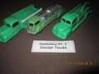 Tootsietoy  1  3 Sinclair Trucks  Please Read Listing  No Returns