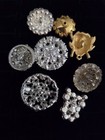 Vintage Rhinestone Button Lot