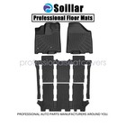 New Fits 2013-2020 Toyota Sienna Van 7 Passenger Tpe Floor Mats Liners 3d Black