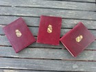 Antique Temple Shakespeare Mini Leather Books Lot Of 3 J m  Dent  Early 1900s