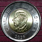 Canada  2026 Toonie 2 Dollars Charles Iii Cn Tower Ann -foreign Coin-28mm iv 