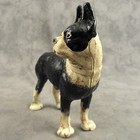 Boston Terrier Bull Dog Cast Iron Heavy Doorstop Statue
