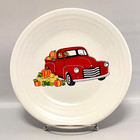 Fiesta Fiestaware Red Truck Harvest 9    Luncheon Plate Exclusive Rare