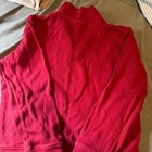 Lacoste Quarter Zip Sweatshirt Red