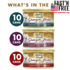 60 Cans Fancy Feast Gravy Wet Cat Food Variety Pack  Gravy Lovers Poultry Beef