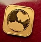 2016   15  1 10 Oz 9999 Fine Gold Australia Square World Map