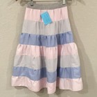 Skirt Girl 8 100  Cotton Ruffle Tier Midi Colorblock Colorful Mom And Pop s Kids