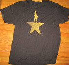 Black Hamilton Logo T Shirt Xl 100  Cotton Theater Play Broadway