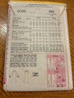 Vintage Simplicity 6095 Sewing Pattern Misses Size 16 Bust 38 Shirt Dress Jumper