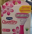 Lot Of 4 New Boxes Schick Quattro Value Pack Refill Cartridges For Women 