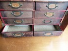 Early 20th Century 8-drawer Organizing Cabinet For Thread Or Art Craft Supplies