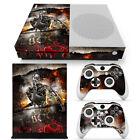 Xbox One S Console Skin Decal Sticker Robot   2 Controller Custom Design Set