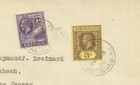 Antigua Sg 64 Mixed Issues Leeward Islands Sg 69 St John  s De 28 28 To Usa