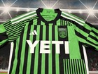 Austin Fc 2023 Adidas Authentic Home Jersey Men   s Size Small Mls Preowned