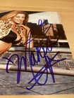 Maria Kanellis Wwe Roh Photoshoot Signed 8x10 Photo Psa dna Witnessed Coa