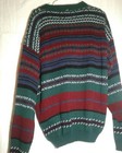 Nwt Vintage New Era Large V Neck Button Cardigan Long Sleeve Sweater Colorful
