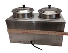    nemco - 6510a-2d4p - 4 Qt Twin Well Soup Merchandiser Tested Working Clean