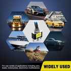 Blue Led Light 3pin Rocker Toggle On off Switch 30a 12v For Car Boat Marine Lot