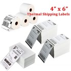 For Zebra   Rollo 4  X 6  Direct Thermal Address Shipping Labels Fanfold Rolls