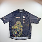 Nwot Men   s Primal Wear Year Of The Dragon Prisma Cycling Jersey 3xl Black Zip Up