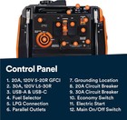 Generac 5200w Dual Fuel Portable Inverter Generator Gas Propane