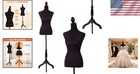 Female Dress Form Mannequin Adjustable Height Torso Stand Display