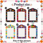 36 Pcs Day Of The Dead Photo Frames  Sugar Skull Ofrenda Altar Decor