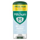 Twin Pack Mitchum Men Antiperspirant Gel Deodorant Triple Odor Defense Unscented