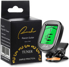 Clip-on Tuner For Musical Instruments Tuning  Guitars  Violin  Bass  Banjo black